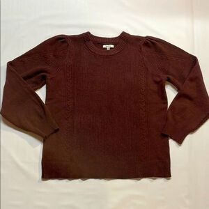 Maurices Women’s Maroon Knit Sweater Size L